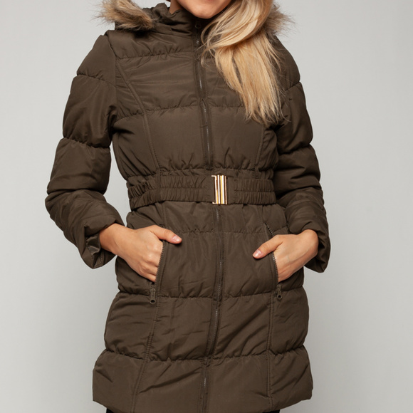 OLIVE WINTER JACKET ARRIVED@LAST TWO - Picture 2 of 5